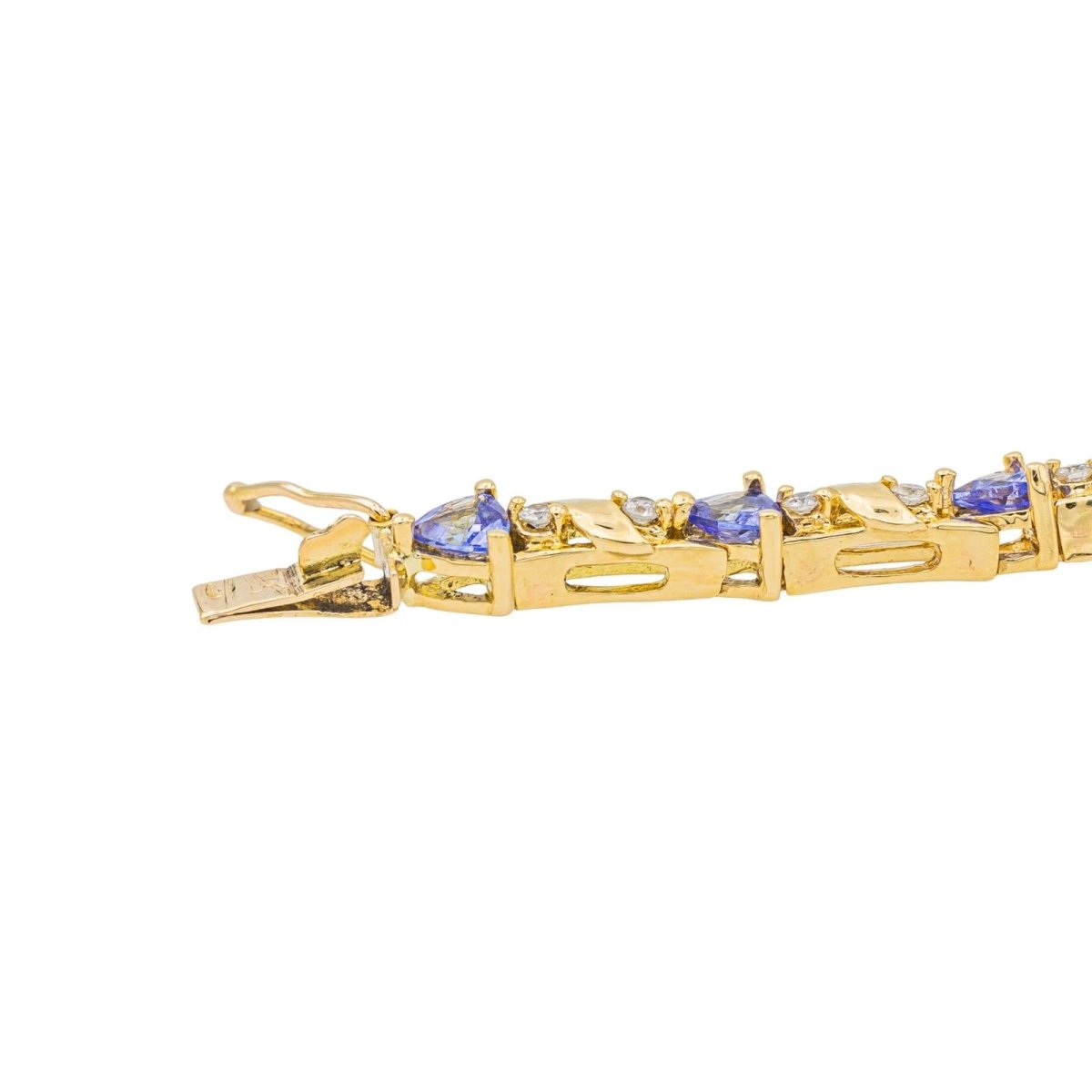 Bracelet Or jaune Tanzanite - Castafiore