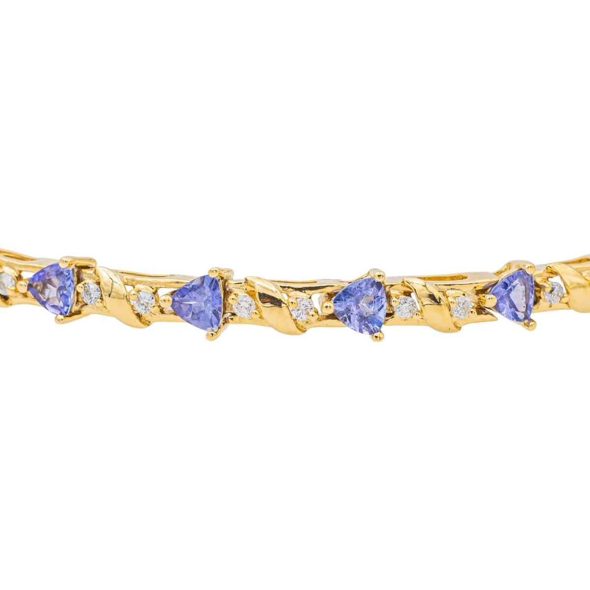 Bracelet Or jaune Tanzanite - Castafiore