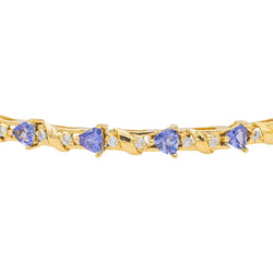 Bracelet Or jaune Tanzanite - Castafiore