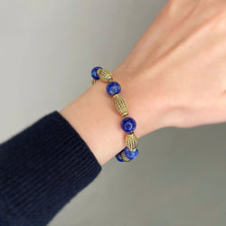 Bracelet - Or & Lapis-Lazuli