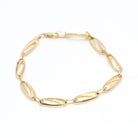 Bracelet ovale ajouré en or 18k - Castafiore