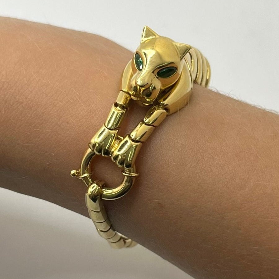 Bracelet Panthère en or jaune - Castafiore