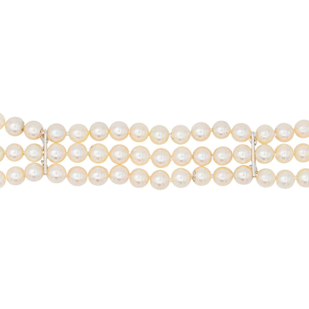 Bracelet Perles Or blanc Perle - Castafiore