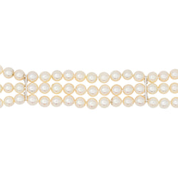 Bracelet Perles Or blanc Perle - Castafiore