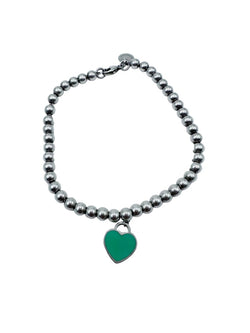 Bracelet Perles TIFFANY & CO. "Return to Tiffany" en argent et émail - Castafiore