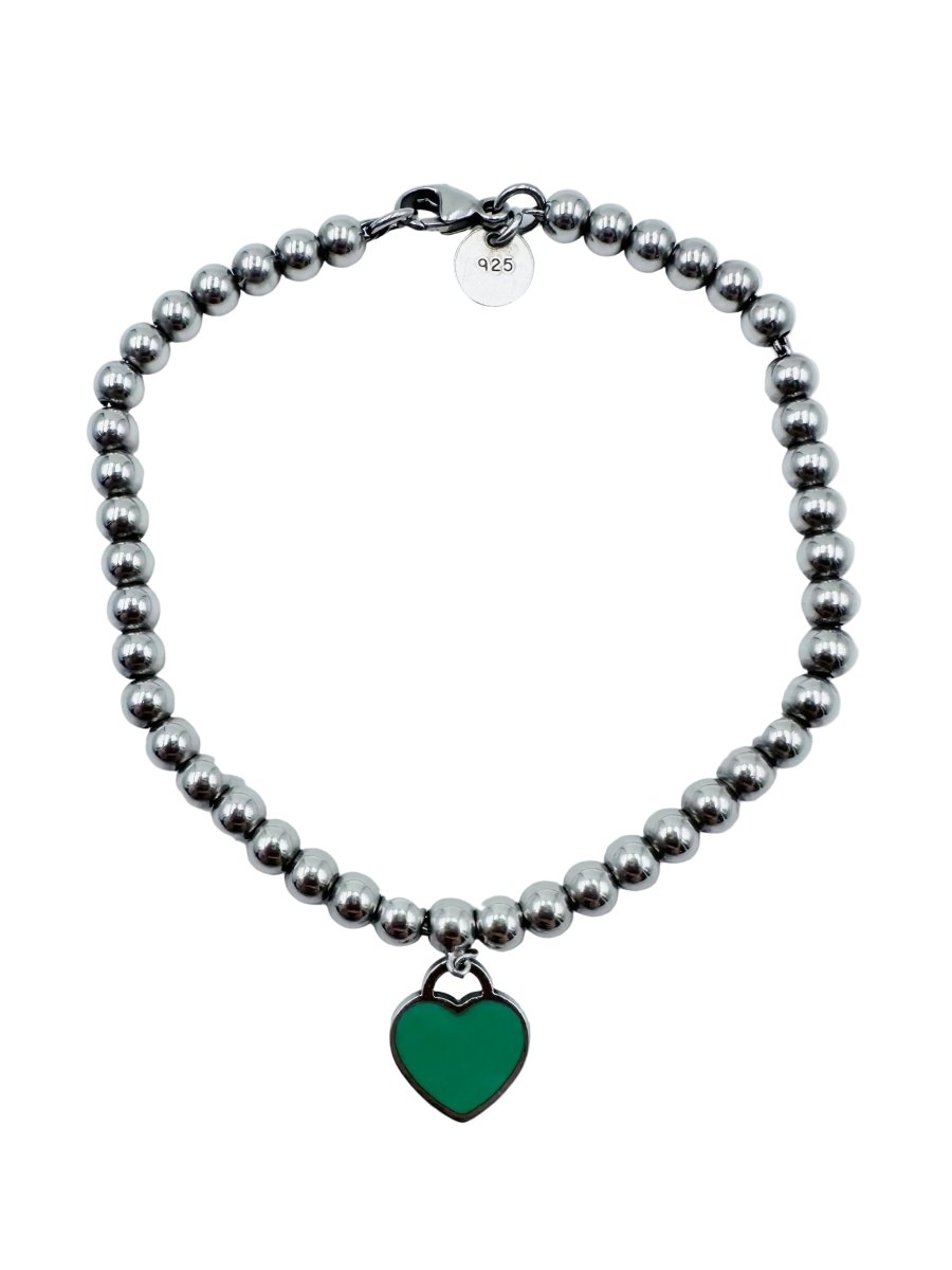 Bracelet Perles TIFFANY & CO. "Return to Tiffany" en argent et émail - Castafiore