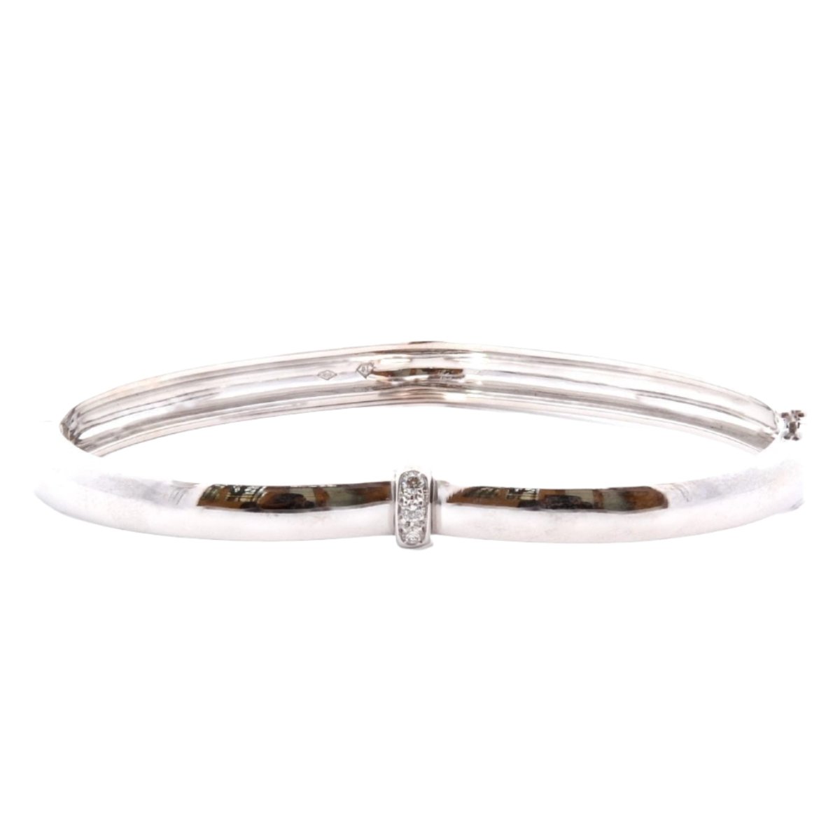 Bracelet PIAGET, "coeur" en or blanc et diamants - Castafiore