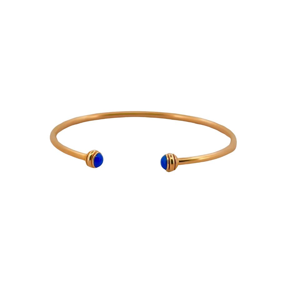 Bracelet PIAGET Jonc Possession en or rose et lapis lazuli - Castafiore