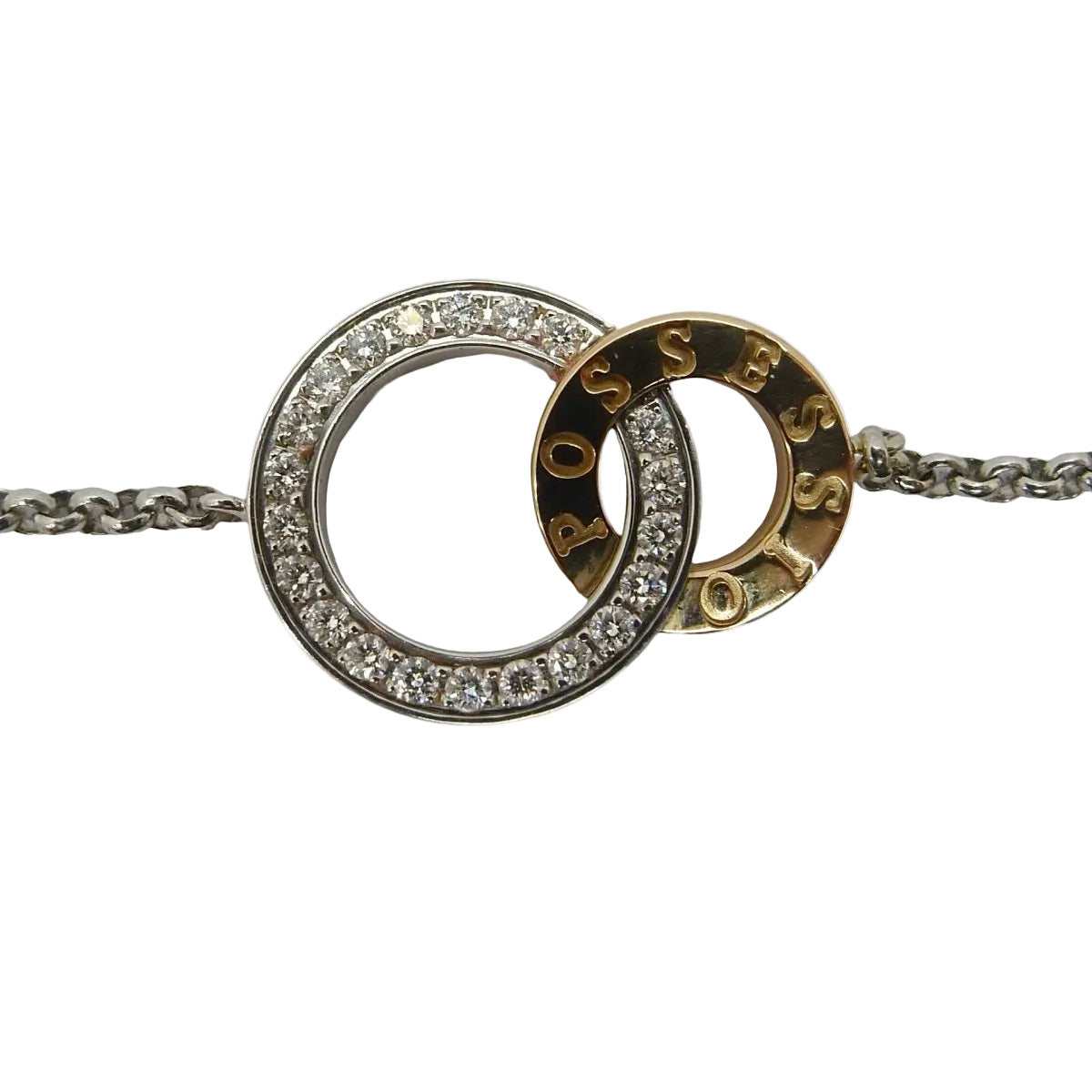 Bracelet PIAGET Possession en or blanc et or rose avec diamants - Castafiore