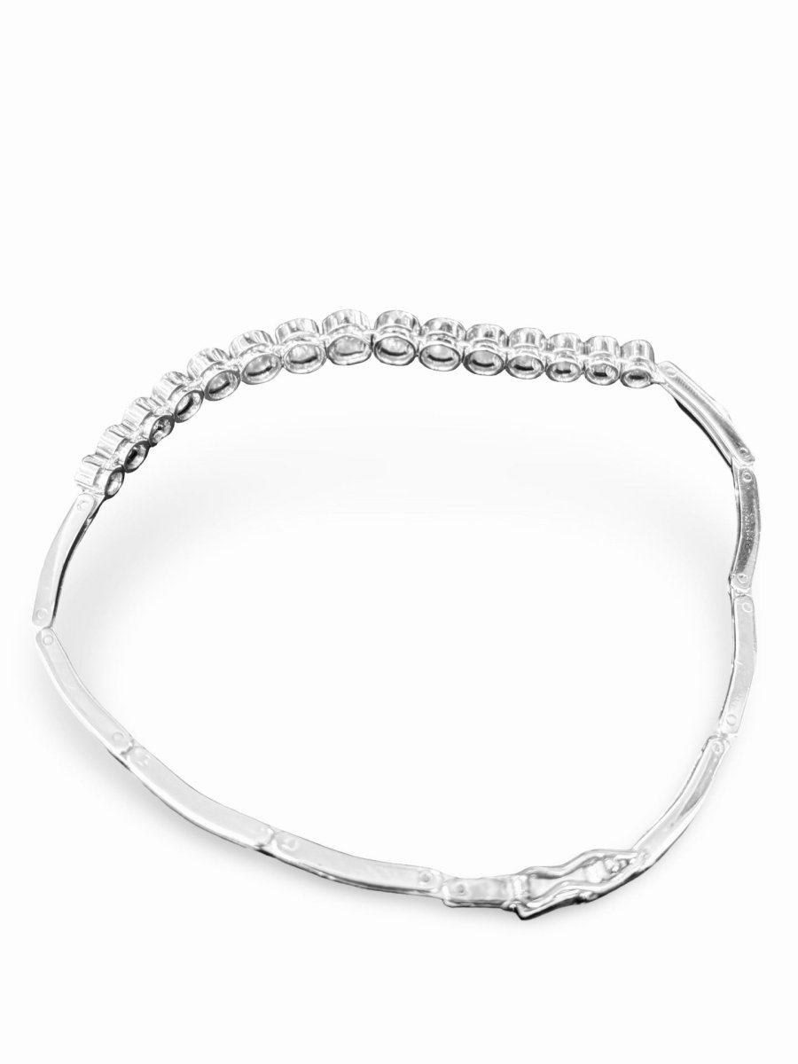 Bracelet platine et diamants 1,5 ct - Castafiore