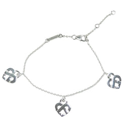 Bracelet Poiray Coeur Entrelacé en or blanc - Castafiore