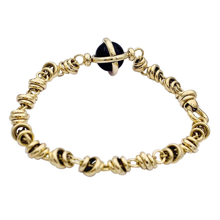 Bracelet Pomellato or jaune, améthyste. - Castafiore