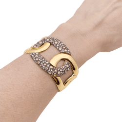 Bracelet POMELLATO "Tango" en or et diamant blancs et bruns - Castafiore