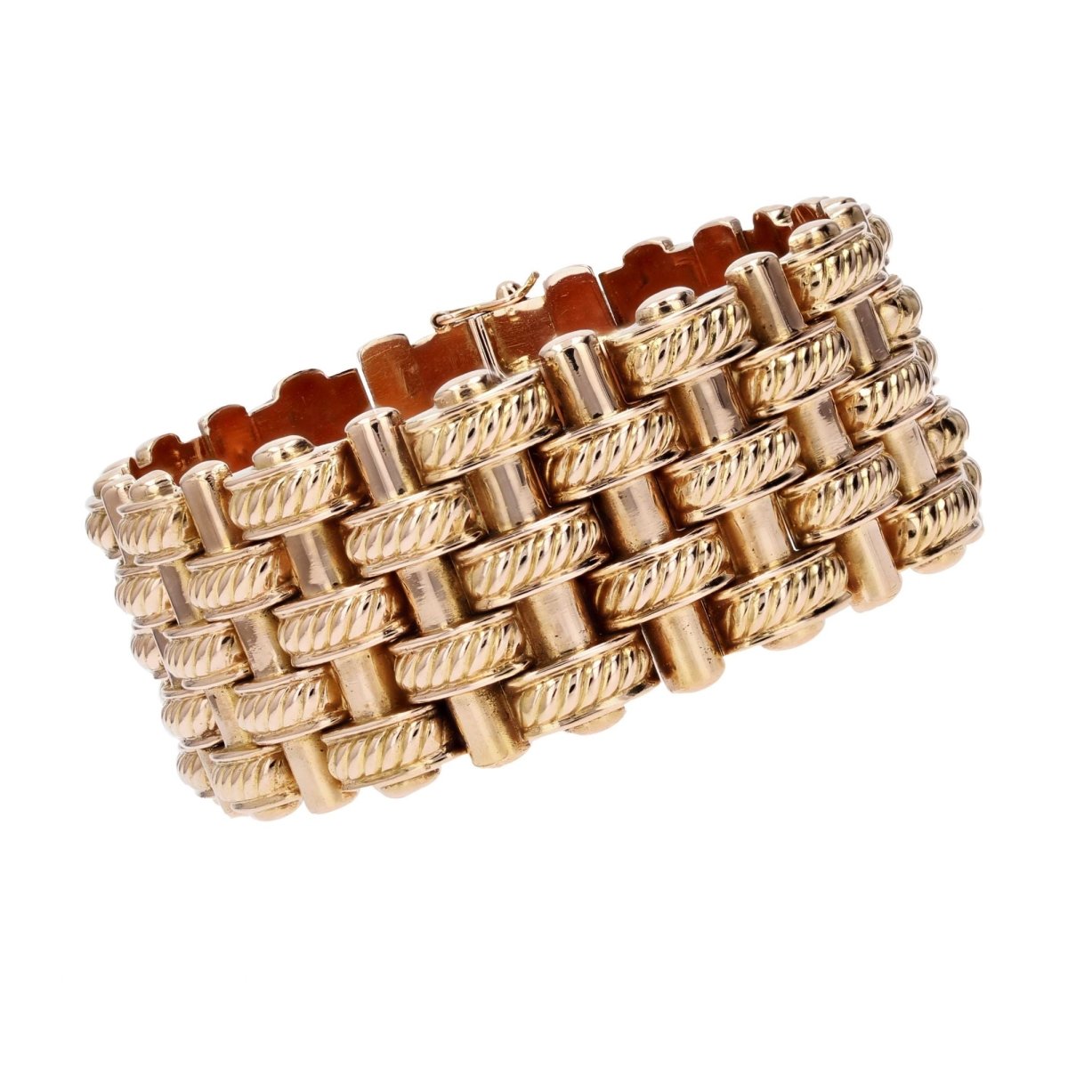 Bracelet rétro or rose - Castafiore