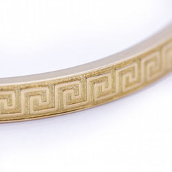 Bracelet rigide en or jaune style grec - Castafiore