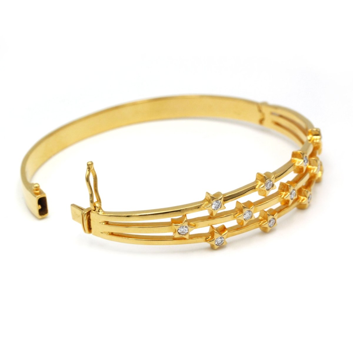 Bracelet rigide - Or & Diamants - Castafiore