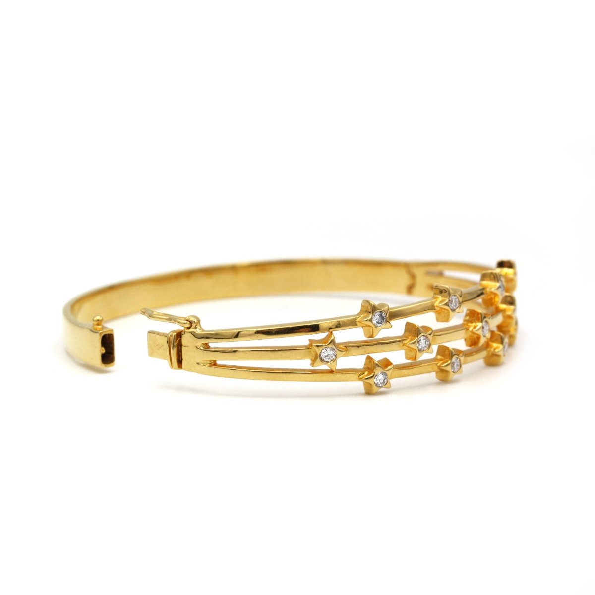 Bracelet rigide - Or & Diamants - Castafiore