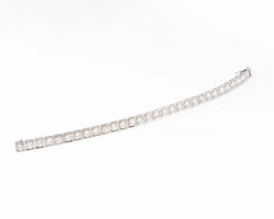 Bracelet rivière en diamant et platine - Castafiore