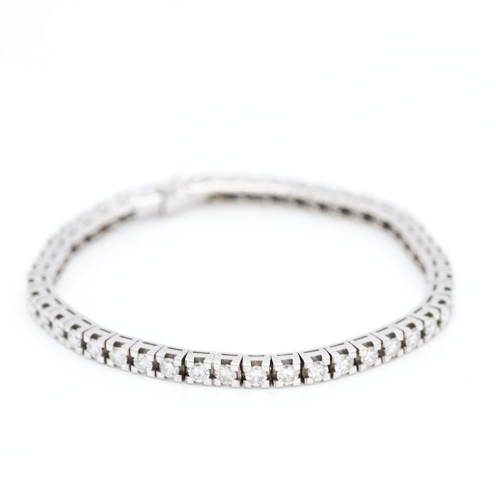 Bracelet rivière en or 18k avec diamants - Castafiore