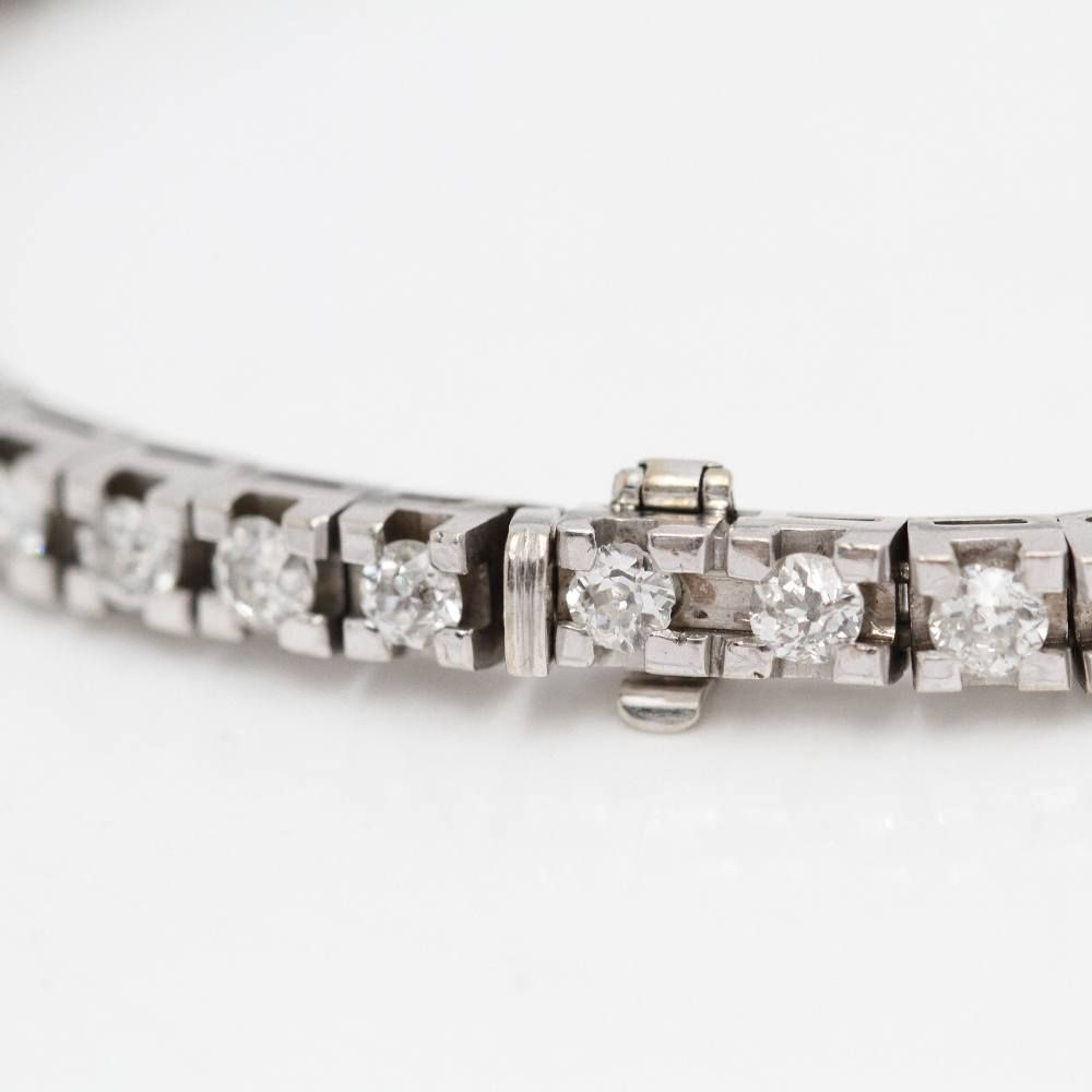 Bracelet rivière en or 18k avec diamants - Castafiore