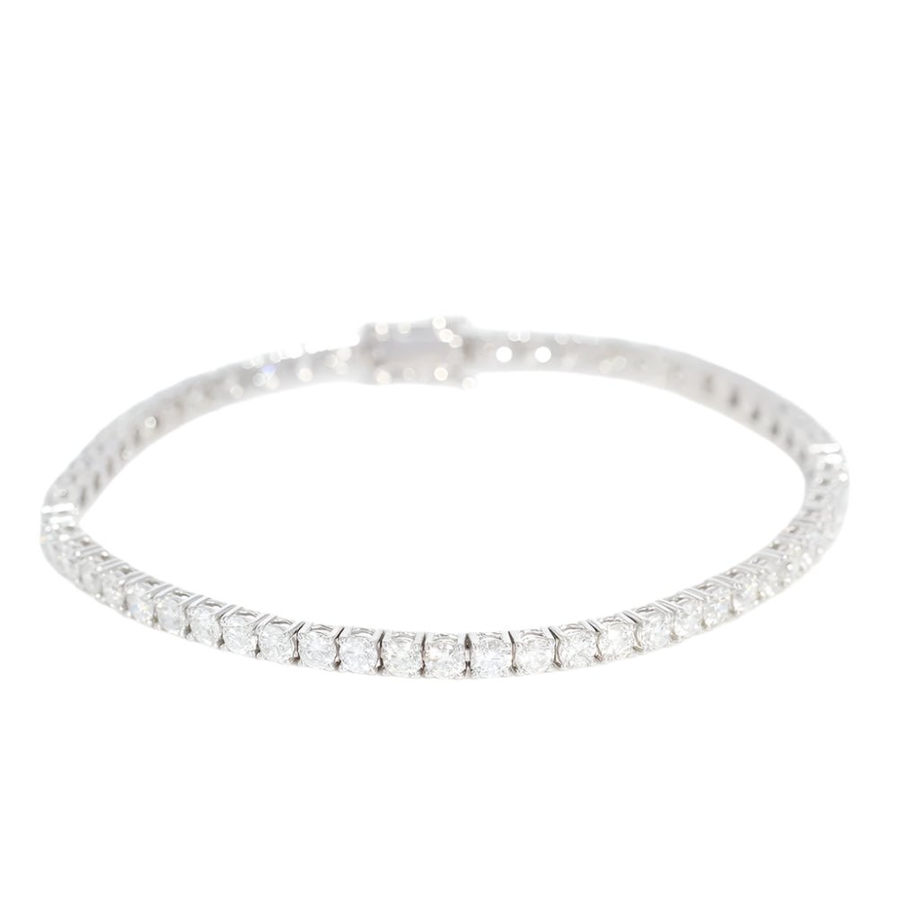 Bracelet RIVIERE en or blanc et diamants - Castafiore