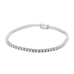 Bracelet Riviere en or blanc et diamants - Castafiore