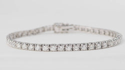 Bracelet rivière en or blanc et diamants - Castafiore