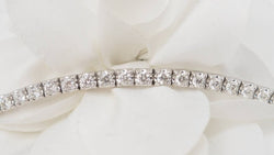 Bracelet rivière en or blanc et diamants - Castafiore