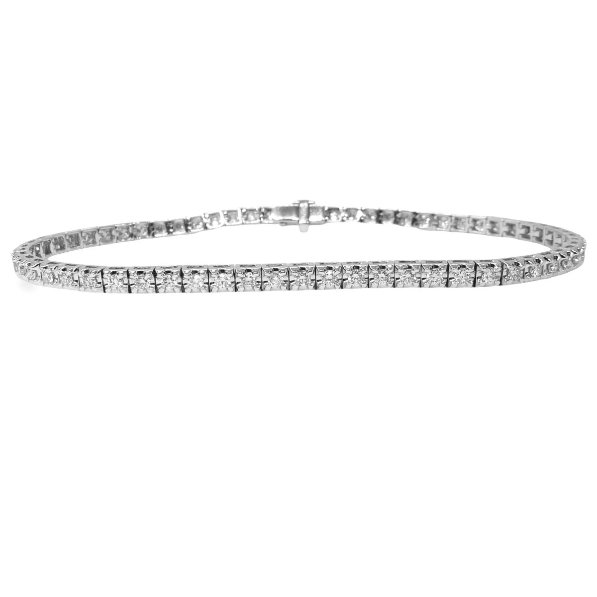 Bracelet Rivière en or blanc et diamants - Castafiore