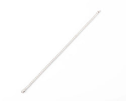 Bracelet Rivière en Or gris orné de diamant - Castafiore