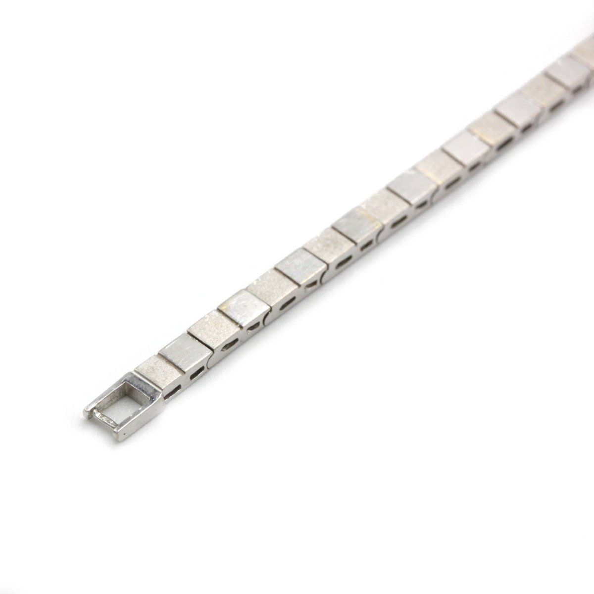 Bracelet Semi-rigide - Or blanc et Diamants