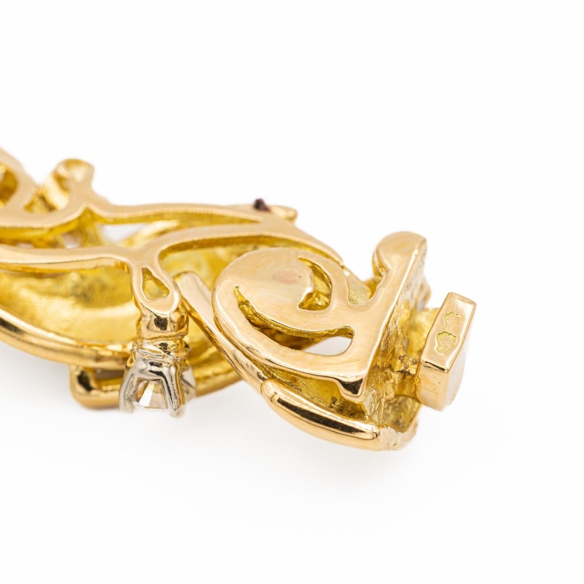 Bracelet Semi - Rigide Or jaune Diamant - Castafiore