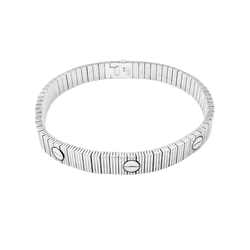 Bracelet Cartier, "Love Unlimited Souple", white gold.