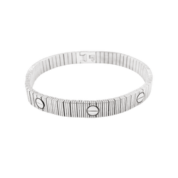 Bracelet Cartier, "Love Unlimited Souple", white gold.