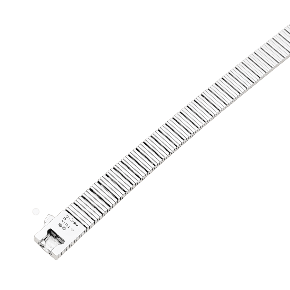 Bracelet Cartier, "Love Unlimited Souple", white gold.