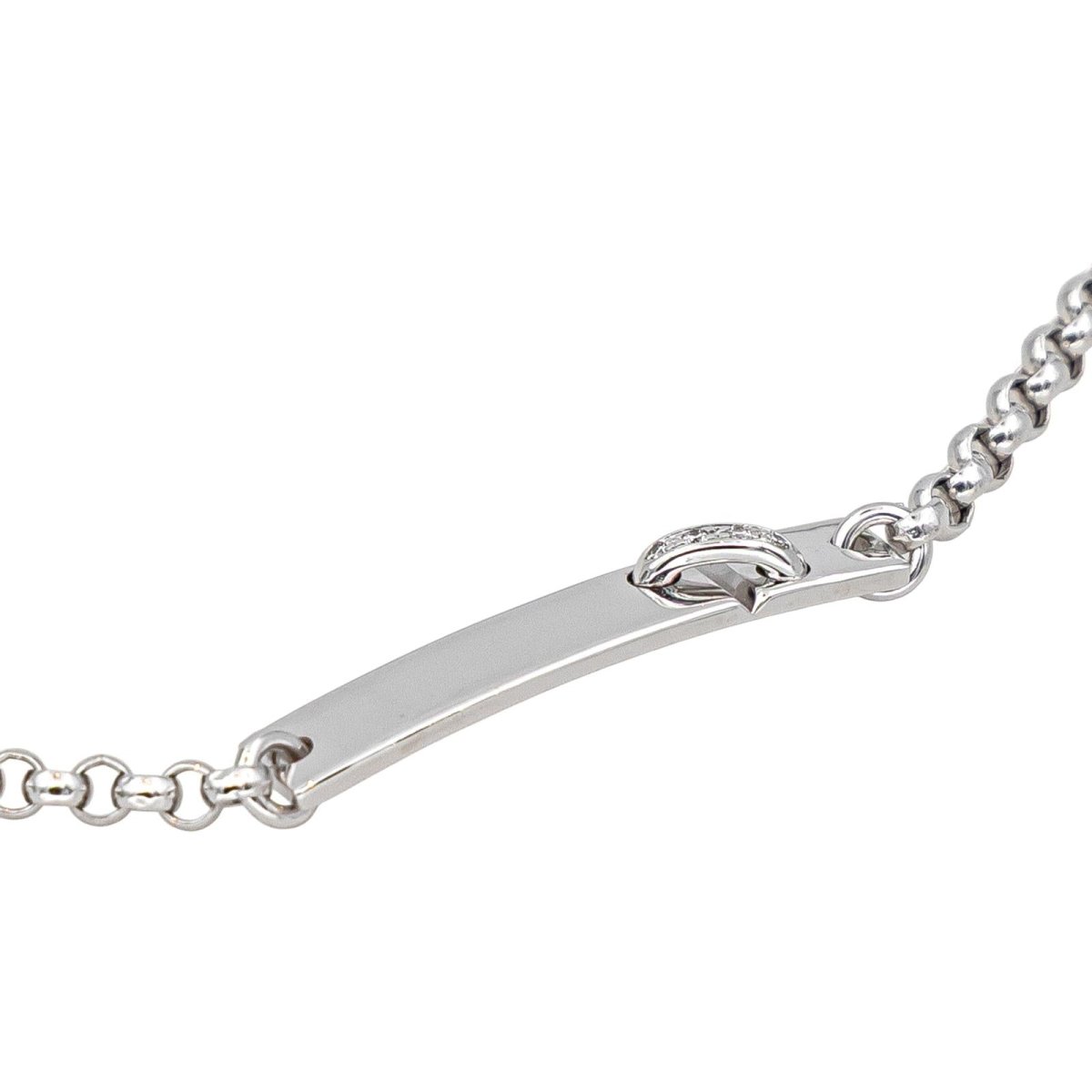Bracelet Souple CHAUMET "Liens Évidence" en or blanc et diamants - Castafiore