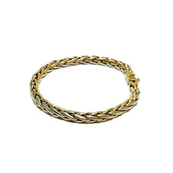 Bracelet souple deux ors - Castafiore