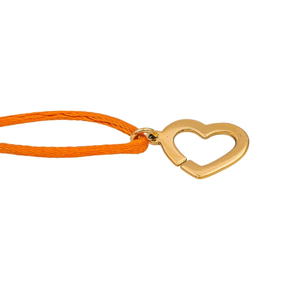 Dinh van Bracelet Cord Double Heart Yellow Gold