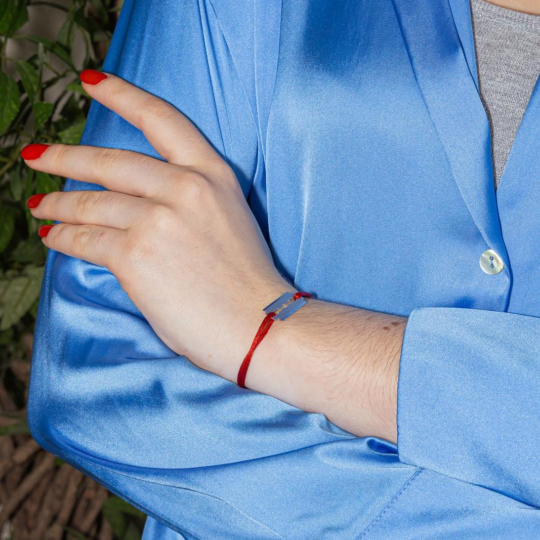 Bracelet Souple DINH VAN "Lame de Rasoir" en or blanc - Castafiore