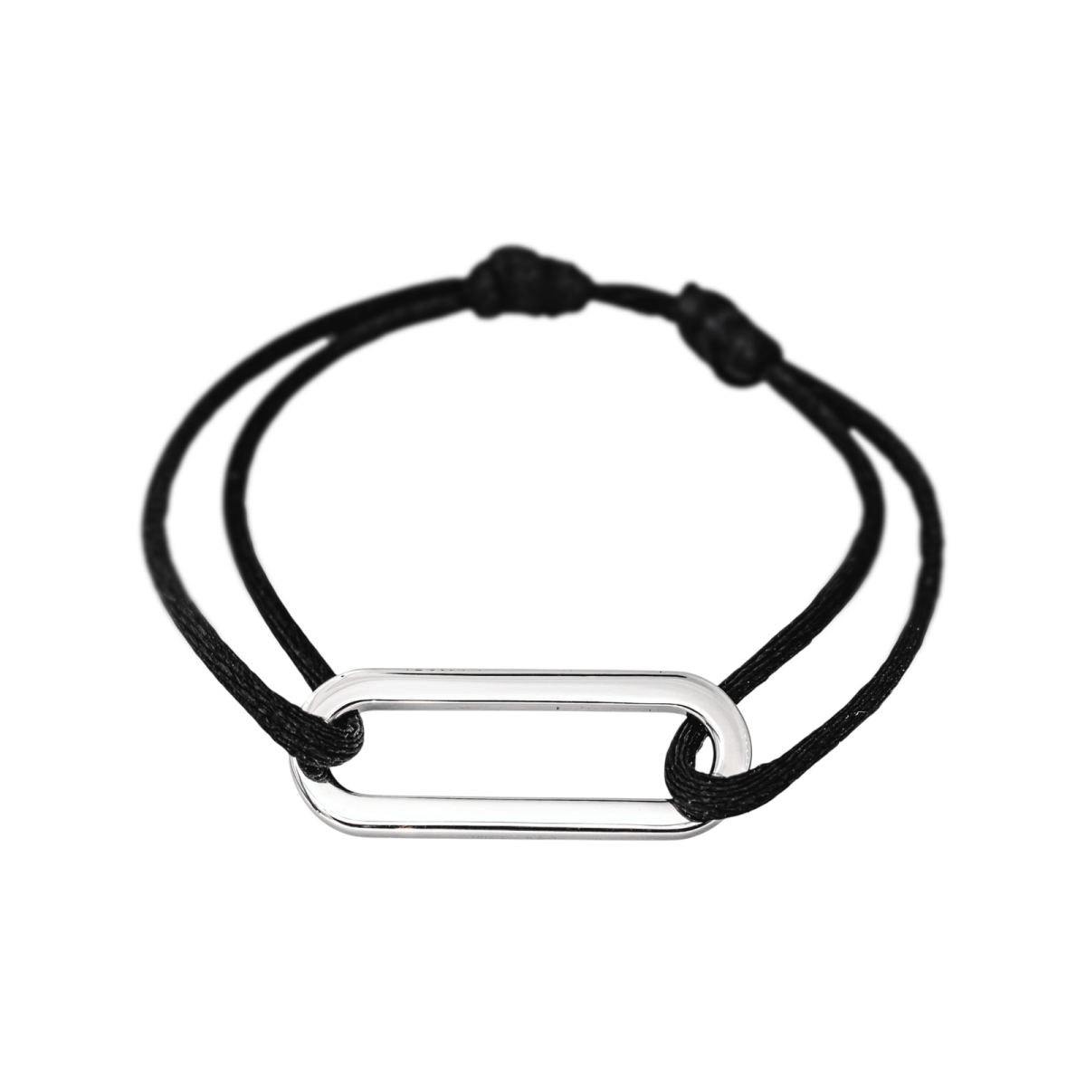 Bracelet Souple DINH VAN "Maillon" en or blanc - Castafiore