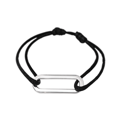 Bracelet Souple DINH VAN "Maillon" en or blanc - Castafiore