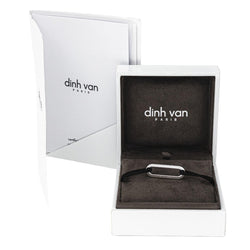 Bracelet Souple DINH VAN "Maillon" en or blanc - Castafiore