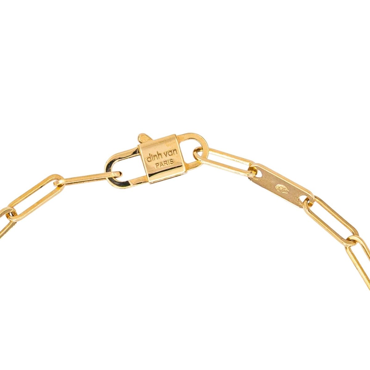 Bracelet Souple DINH VAN "Pi 14 mm" en or jaune - Castafiore