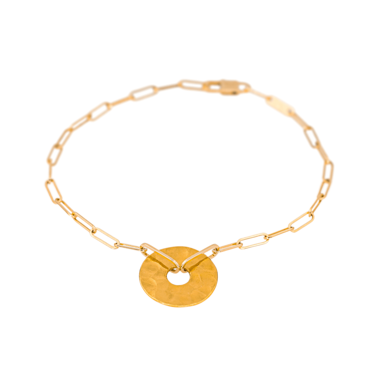 Bracelet Souple DINH VAN "Pi 14 mm" en or jaune - Castafiore