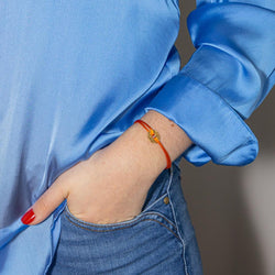 Bracelet Souple DINH VAN "Pi" en or jaune - Castafiore