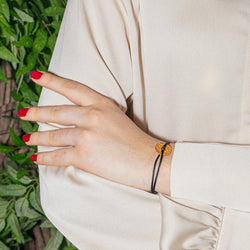 Bracelet Souple DINH VAN "Pi" en or jaune - Castafiore