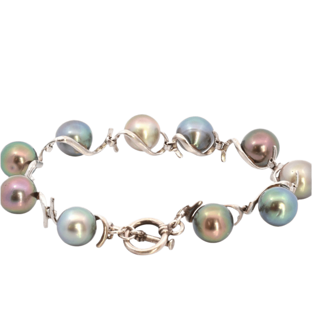 Bracelet Souple en argent et perles - Castafiore