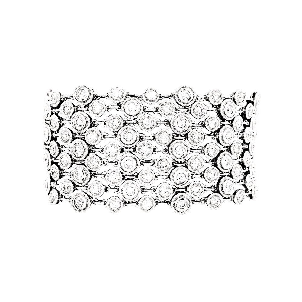 Bracelet Souple en or blanc et diamants - Castafiore