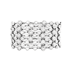Bracelet Souple en or blanc et diamants - Castafiore