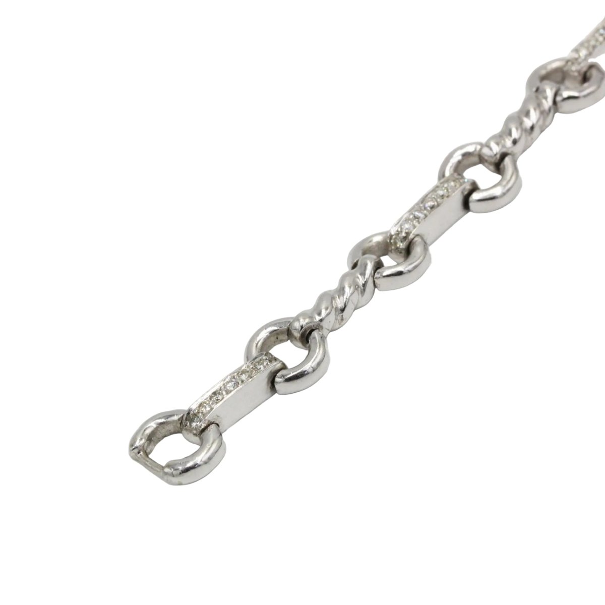 Bracelet Souple en or blanc et diamants - Castafiore